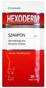 Hexoderm - szampon dermatologiczny saszetka 20ml - 1 sztuka