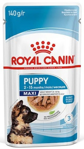 Royal Canin Maxi Puppy karma mokra w sosie dla szczeniąt, od 2 do 15 miesiąca życia, ras dużych saszetka 140g