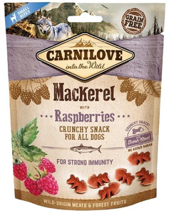 Carnilove Dog Snack Fresh Crunchy Mackerel+Raspberries 200g