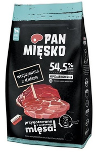 Pan Mięsko Karma sucha dla psa - wieprzowina i dzik chrupki XL 20kg